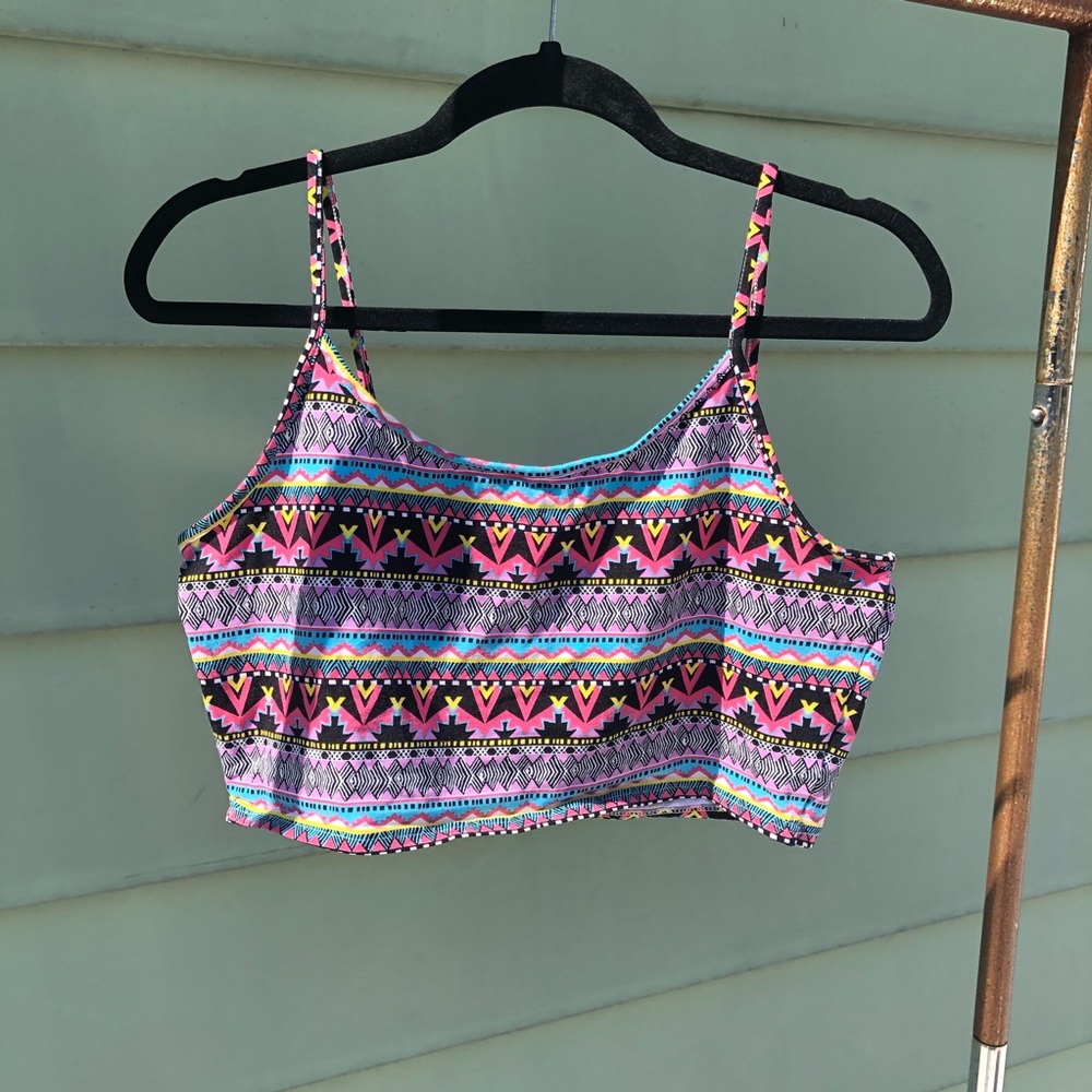 Aztec Multicolor Crop Top